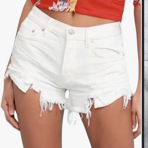 We The Free Cutoffs - White